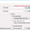 A screenshot of the folder to ods program to convert your names of the files in your folder into a spreadsheet.