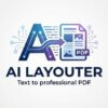 The logo of the SaaS product "AI Layouter".