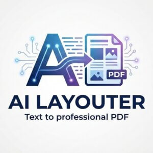 The logo of the SaaS product "AI Layouter".